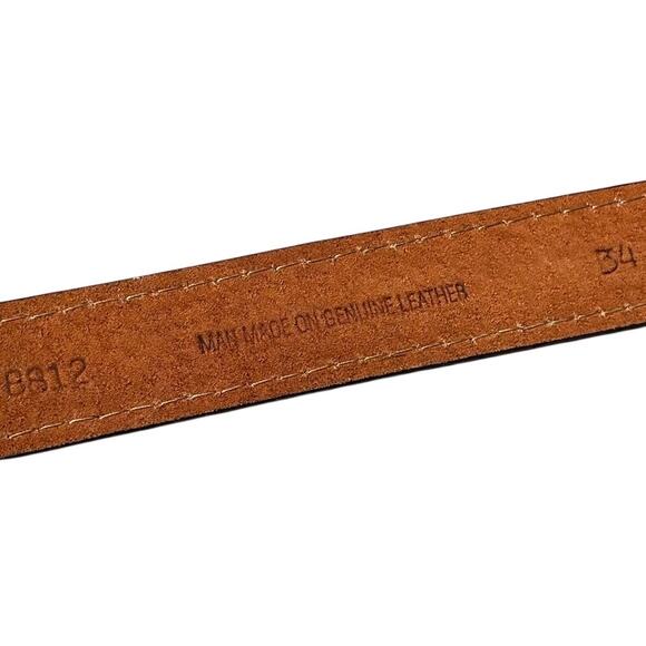 Brown Men's Belt - Picture 3 of 3